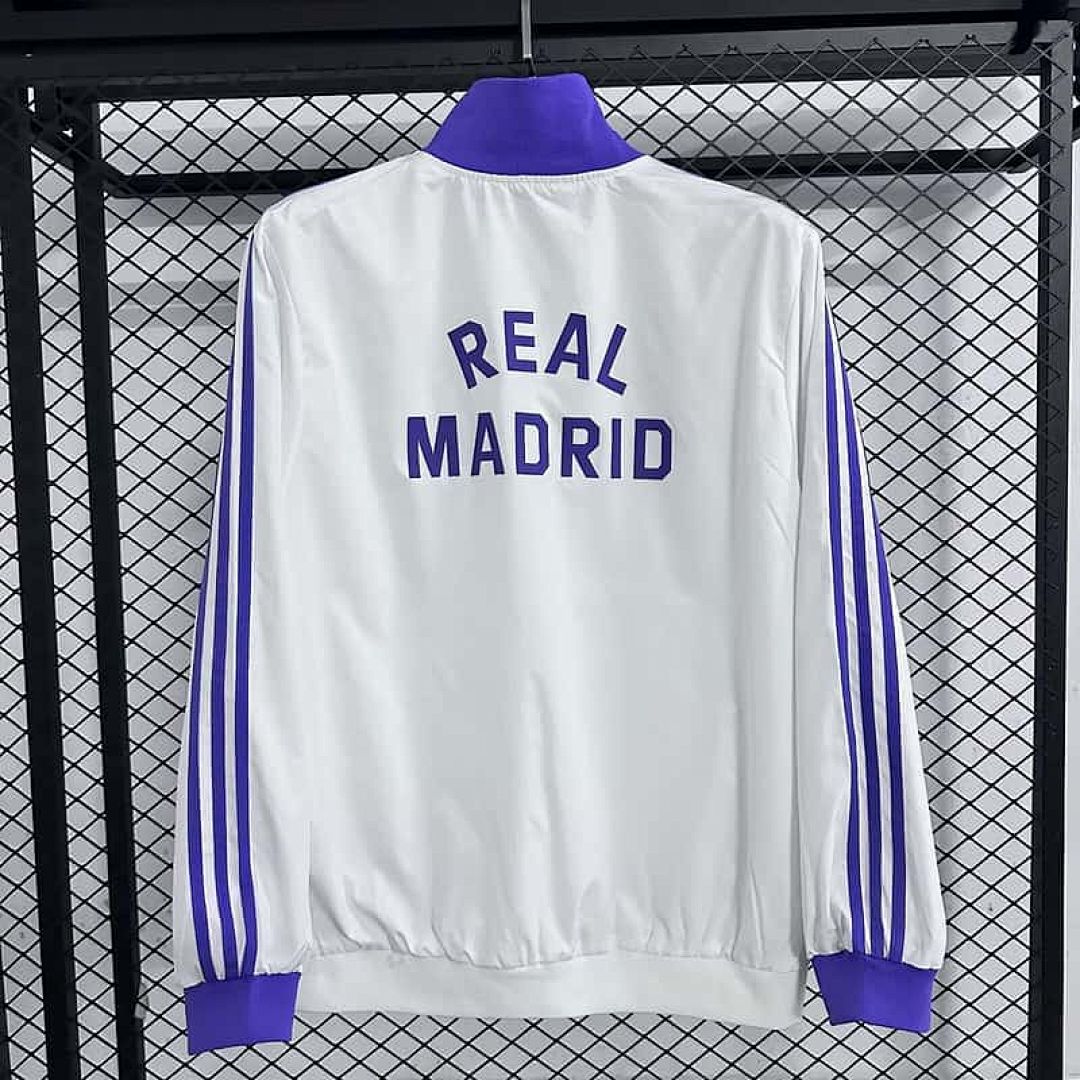 25-26 Real Madrid Windbreaker Jacket Kit S-3XL Cheap Football Jersey Wholesale Yupoo 2