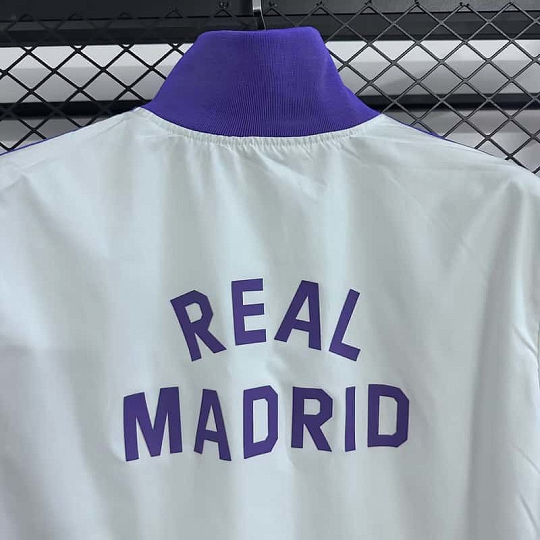 25-26 Real Madrid Windbreaker Jacket Kit S-3XL Cheap Football Jersey Wholesale Yupoo 3