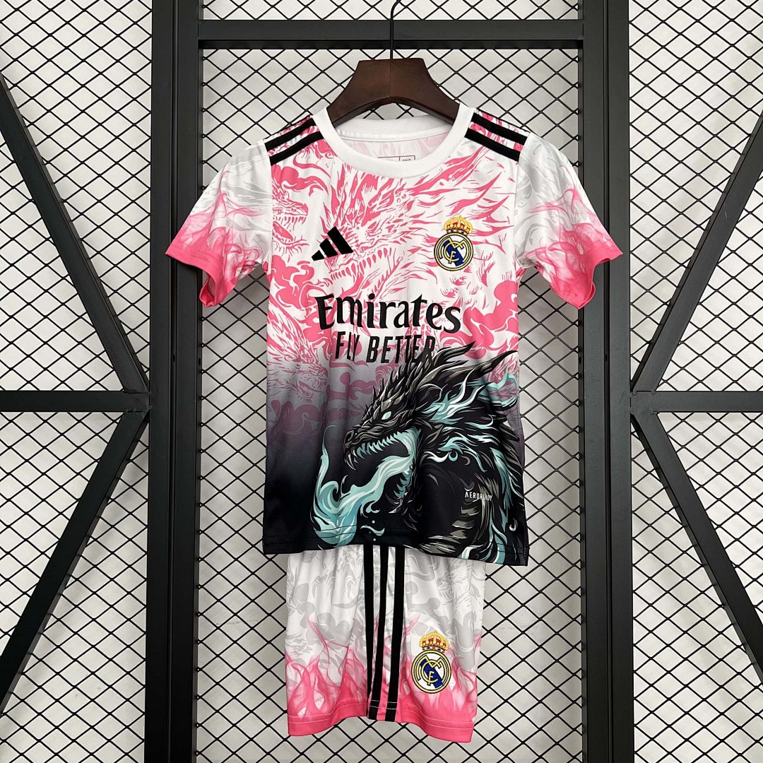 25-26 Kids Real Madrid Special Edition Kit Cheap Football Jersey Wholesale Yupoo