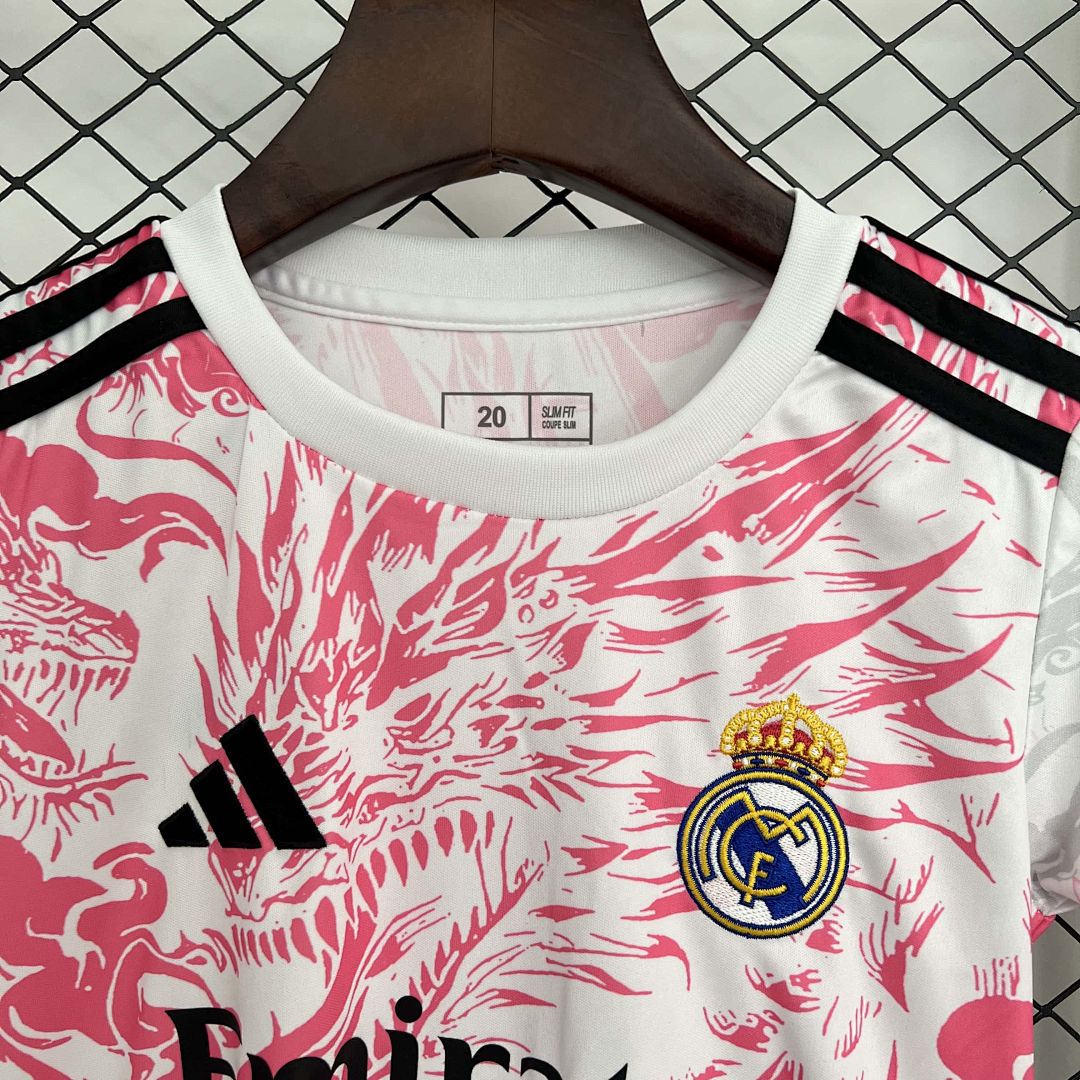 25-26 Kids Real Madrid Special Edition Kit Cheap Football Jersey Wholesale Yupoo 4