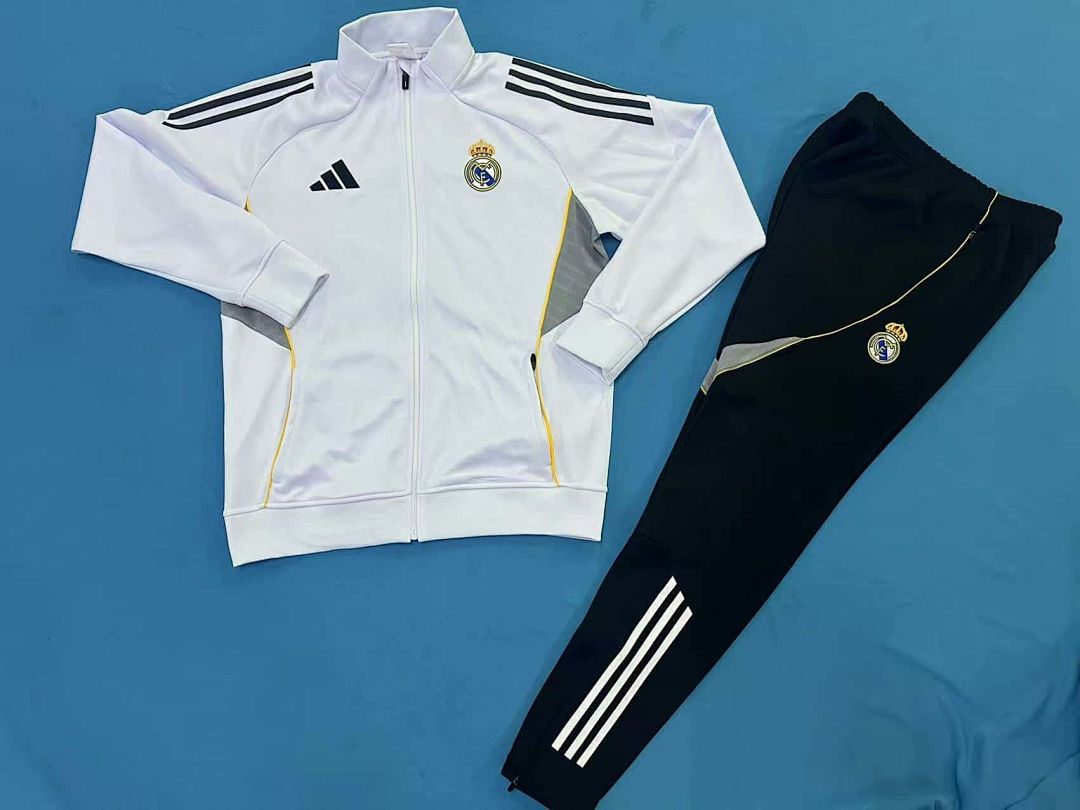 25-26 Real Madrid Jacket Tracksuit Kit S-2XL Cheap Football Jersey Wholesale Yupoo 2