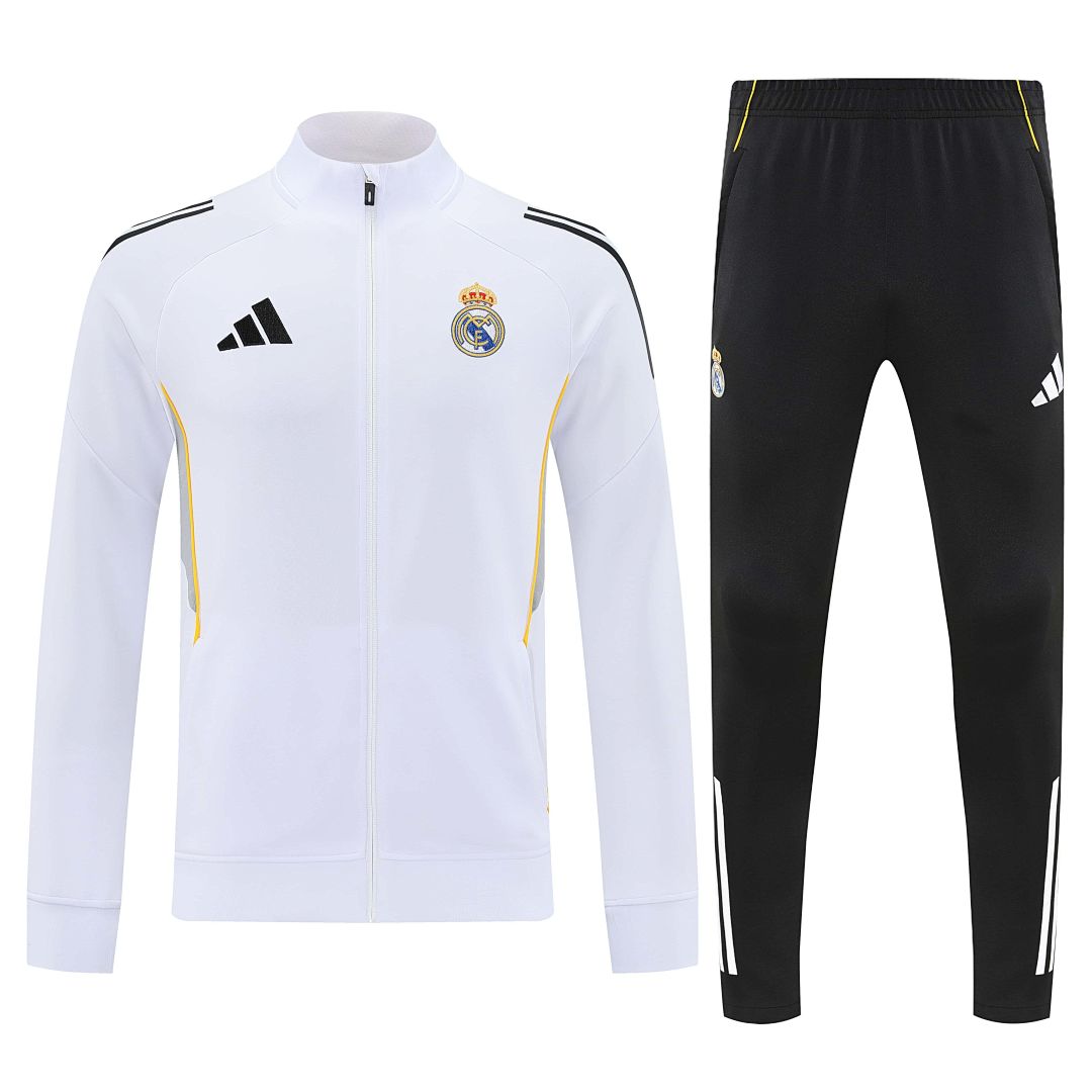 25-26 Real Madrid Jacket Tracksuit Kit S-2XL Cheap Football Jersey Wholesale Yupoo 3