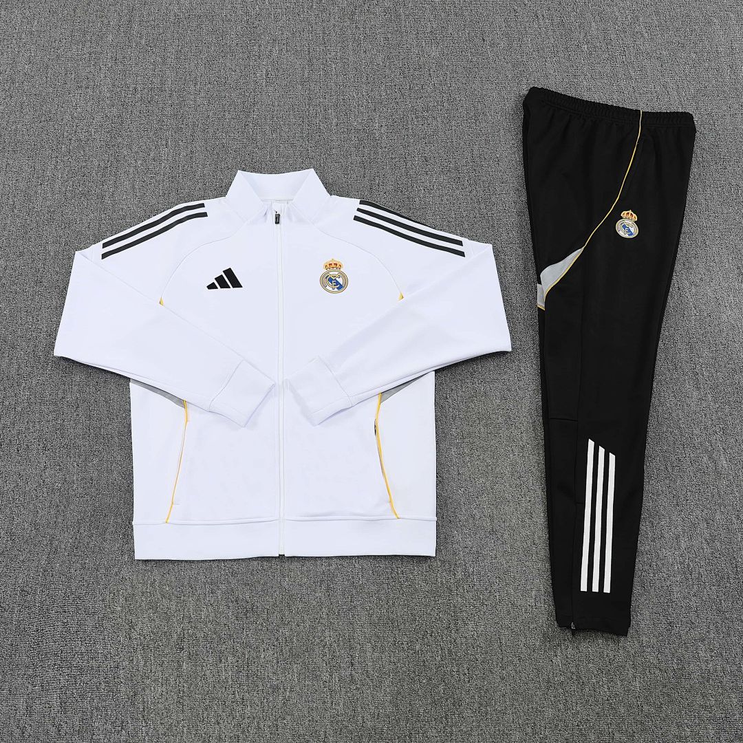25-26 Real Madrid Jacket Tracksuit Kit S-2XL Cheap Football Jersey Wholesale Yupoo 5
