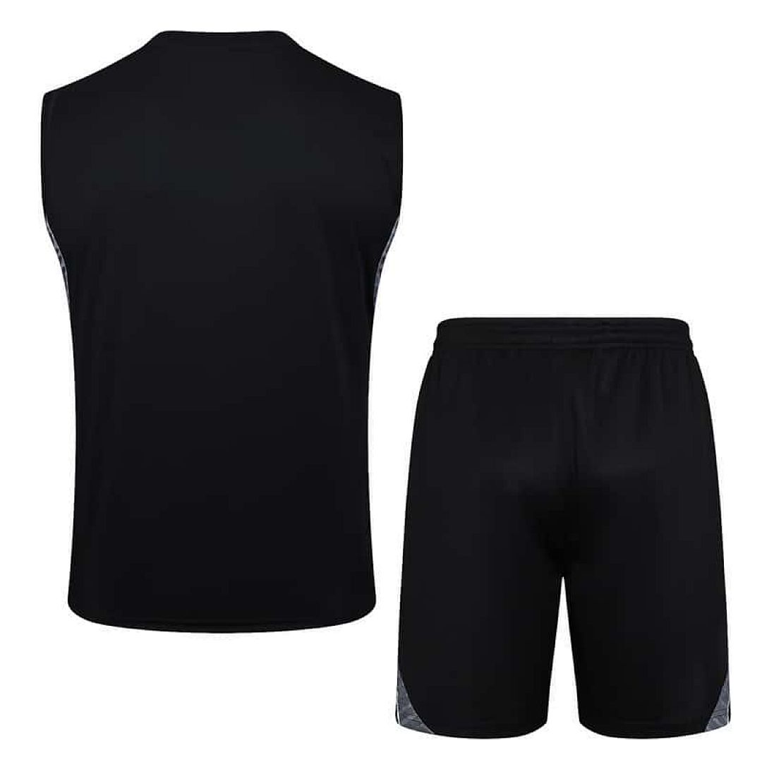25-26 Real Madrid Black Training Kits Football Vest Suits Cheap Football Jersey Wholesale Yupoo 2
