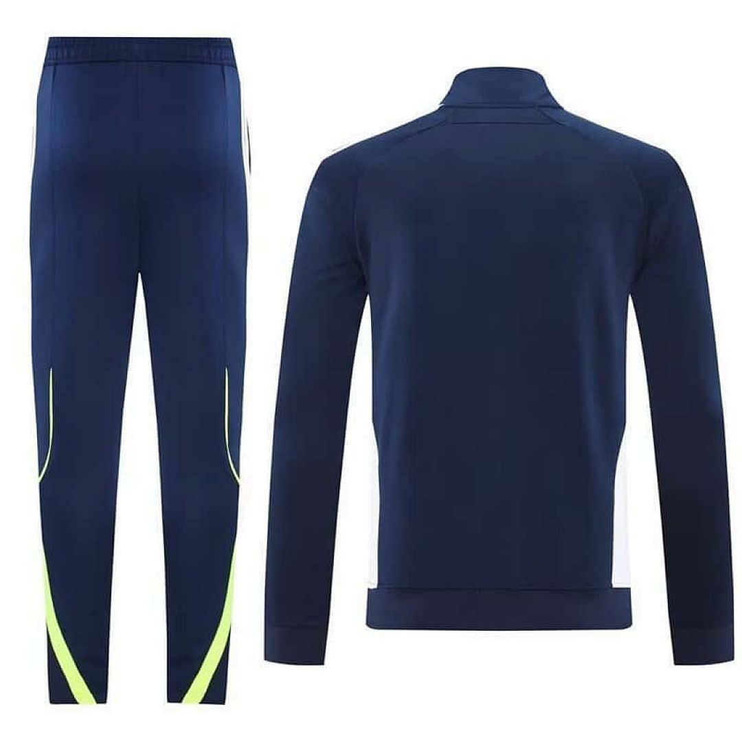 25-26 Real Madrid Navy&amp;White Tracksuits Long Jacket Suits Cheap Football Jersey Wholesale Yupoo 2