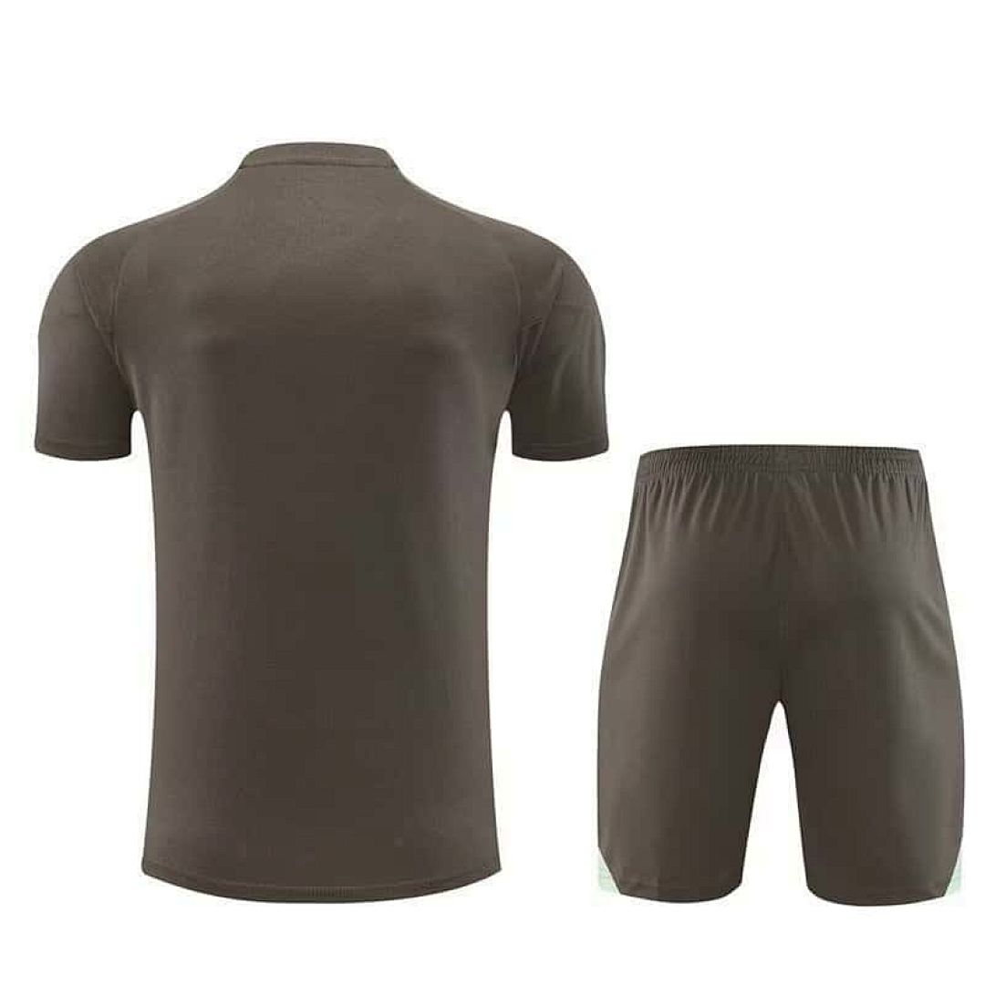 25-26 Real Madrid Training Kits Brown Football Tracksuits Cheap Football Jersey Wholesale Yupoo 2