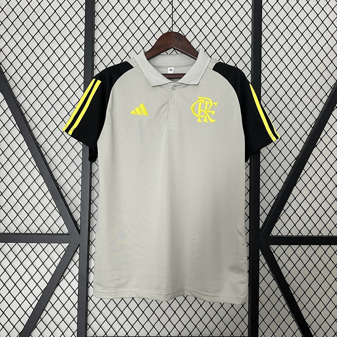 24_25 polo Flamengo Training Wear Gray S-XXL