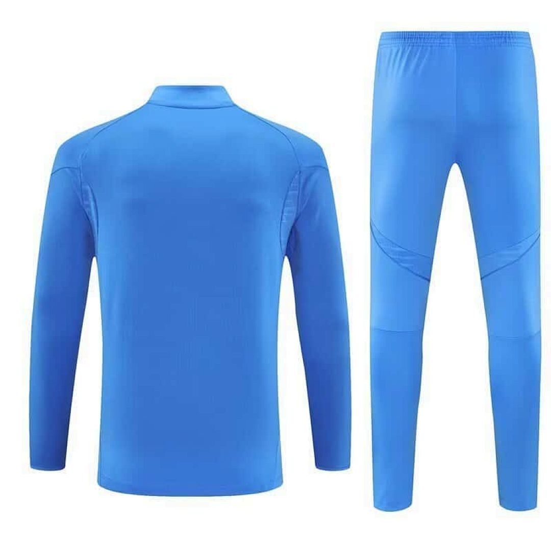 25-26 Real Madrid Training Kits Long Blue Tracksuits Cheap Football Jersey Wholesale Yupoo 2