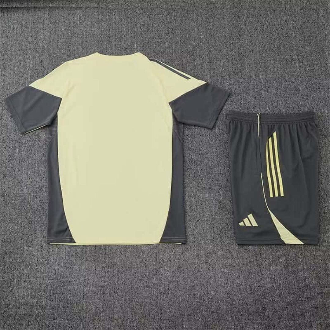 25-26 Real Madrid Yellow Training Kits Football Tracksuits Cheap Football Jersey Wholesale Yupoo 2