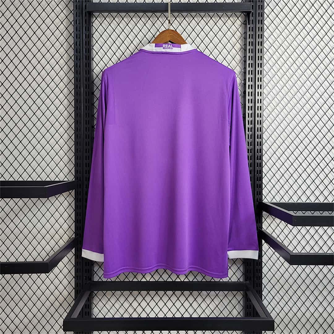 16-17 Real Madrid away purple long sleeve 4