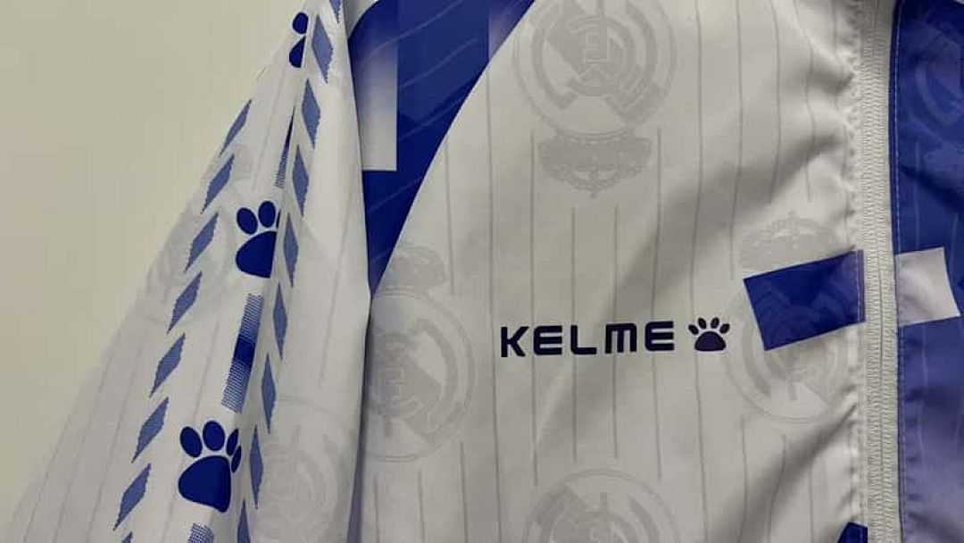 96-97 Real Madrid Retro Trench Coat Reversible Windbreaker Double-Sides Jacket 5