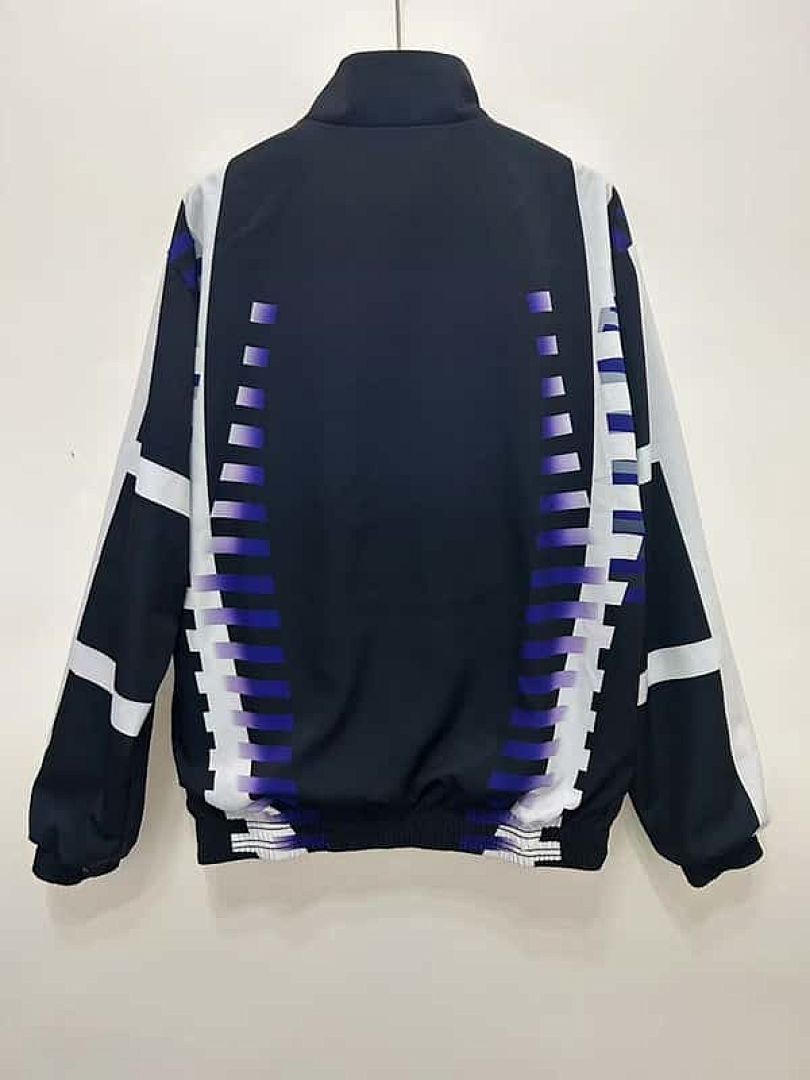 97-98 Real Madrid Retro Trench Coat Reversible Windbreaker Double-Sides Jacket 7