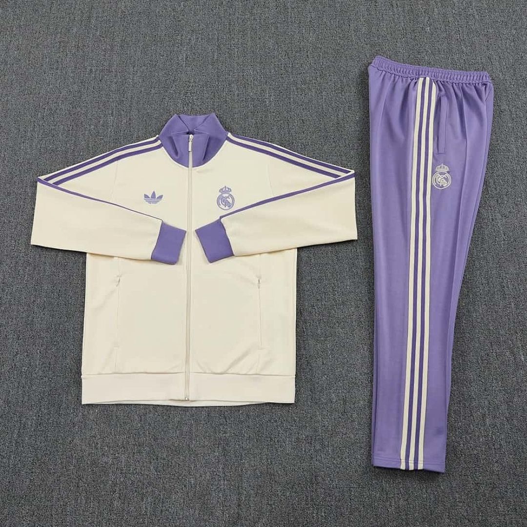 24-25 Real Madrid Training Kits Tracksuits Jacket Cheap Football Jersey Wholesale Yupoo 2