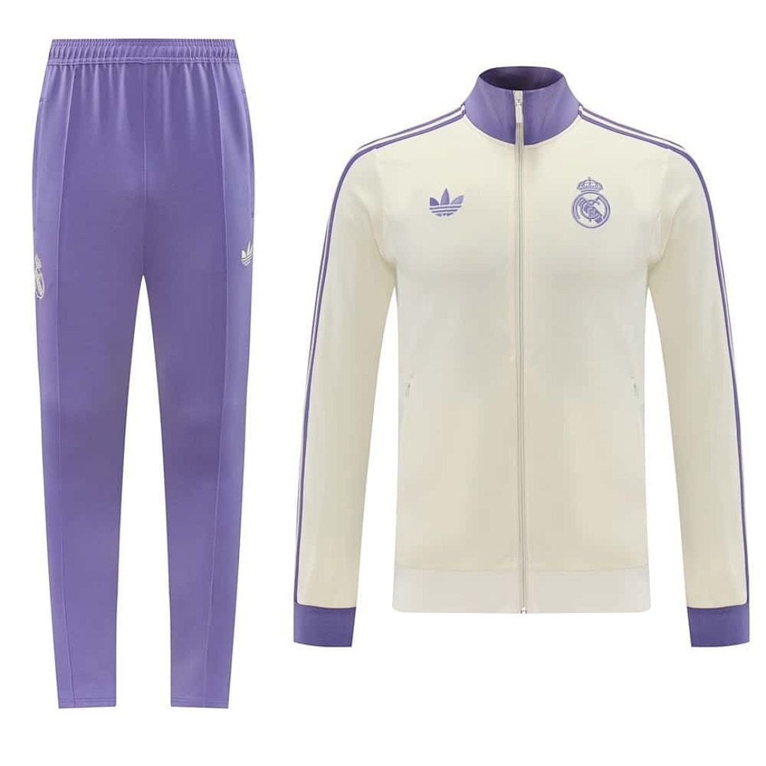 24-25 Real Madrid Training Kits Tracksuits Jacket Cheap Football Jersey Wholesale Yupoo 20