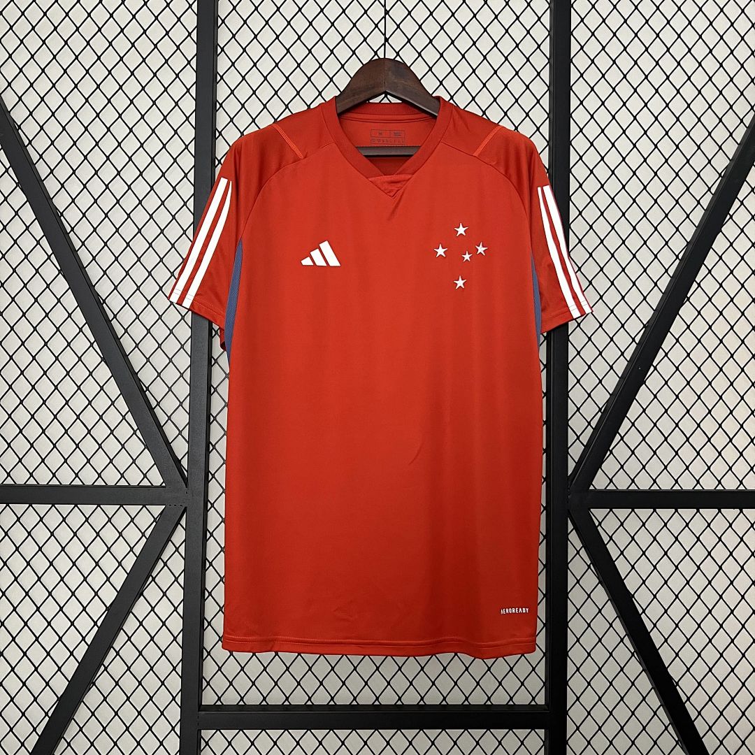 24_25 Cruzeiro Training Wear Red All sponsors S-4XL