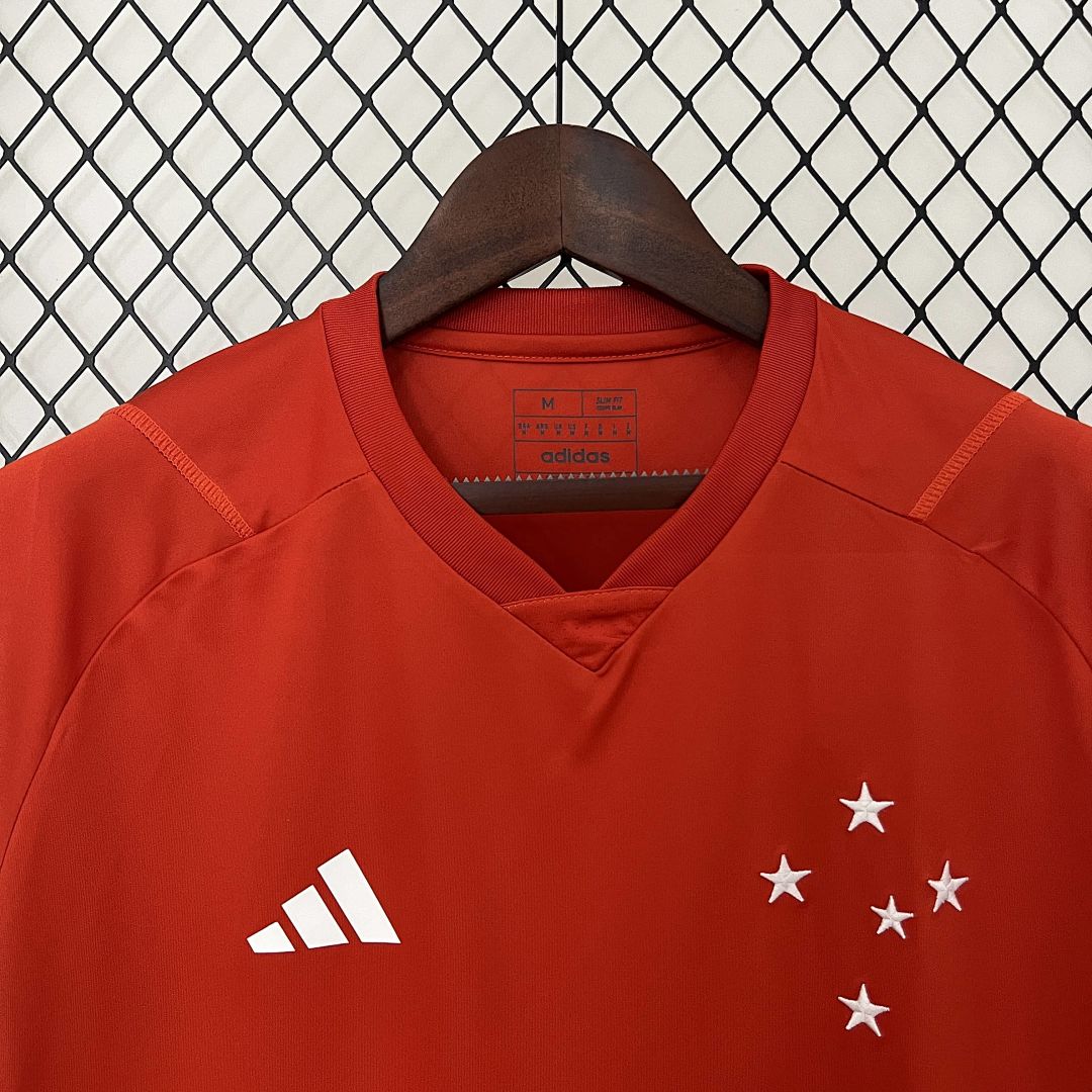 24_25 Cruzeiro Training Wear Red All sponsors S-4XL 6