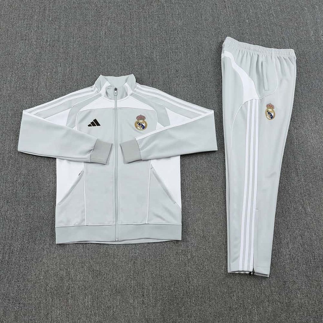 25-26 Real Madrid Training Kits Tracksuits Jacket Cheap Football Jersey Wholesale Yupoo 15
