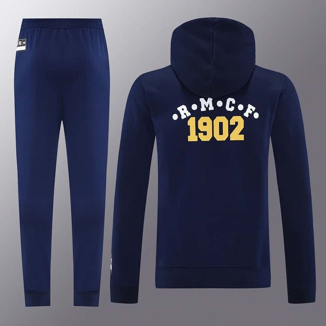 25-26 Real Madrid Hoodie Training Kits Tracksuits Jacket Cheap Football Jersey Wholesale Yupoo 16