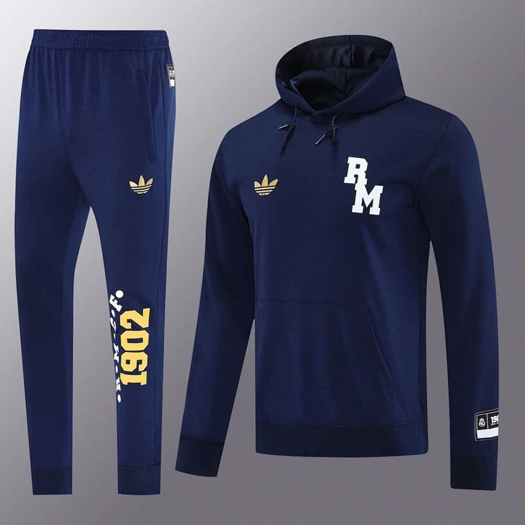 25-26 Real Madrid Hoodie Training Kits Tracksuits Jacket Cheap Football Jersey Wholesale Yupoo 17