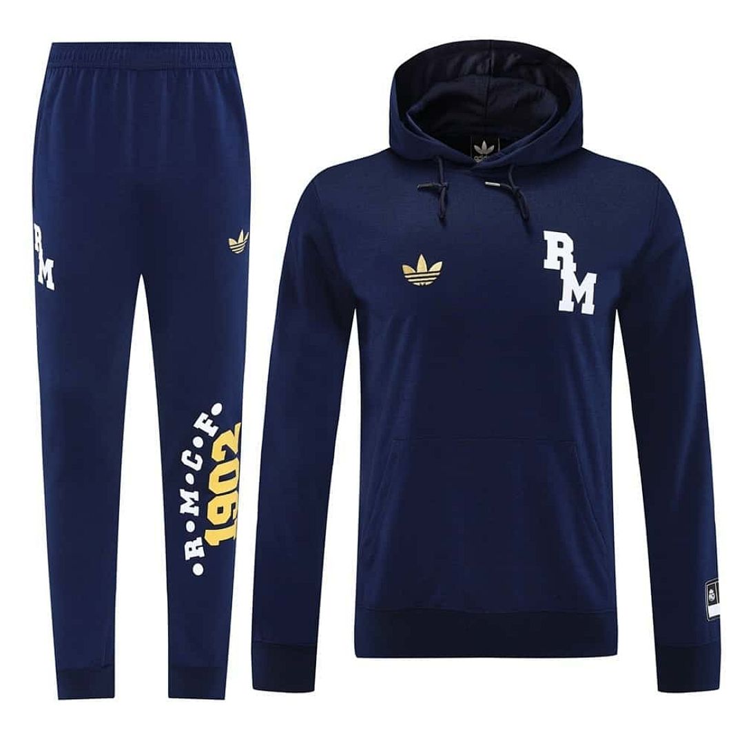 25-26 Real Madrid Hoodie Training Kits Tracksuits Jacket Cheap Football Jersey Wholesale Yupoo 18