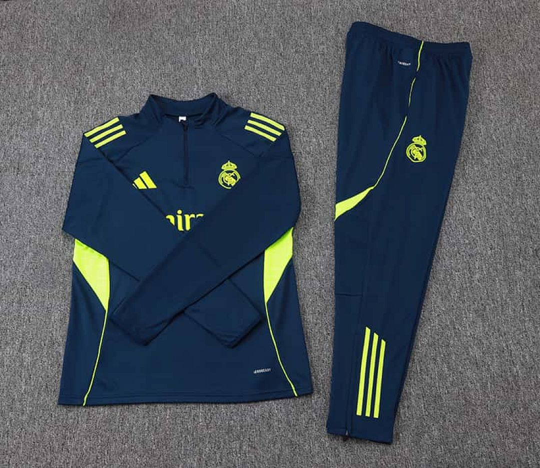 25-26 Real Madrid Training Kits Tracksuits Sweatshirt Cheap Football Jersey Wholesale Yupoo 14