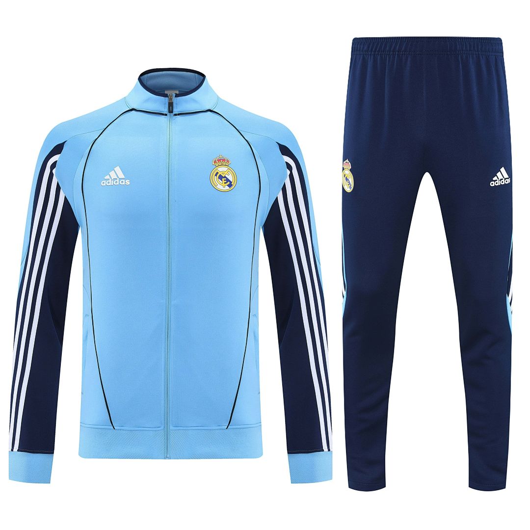 05-06 Retro Real Madrid Training Kits Tracksuits Jacket Cheap Football Jersey Wholesale Yupoo 3
