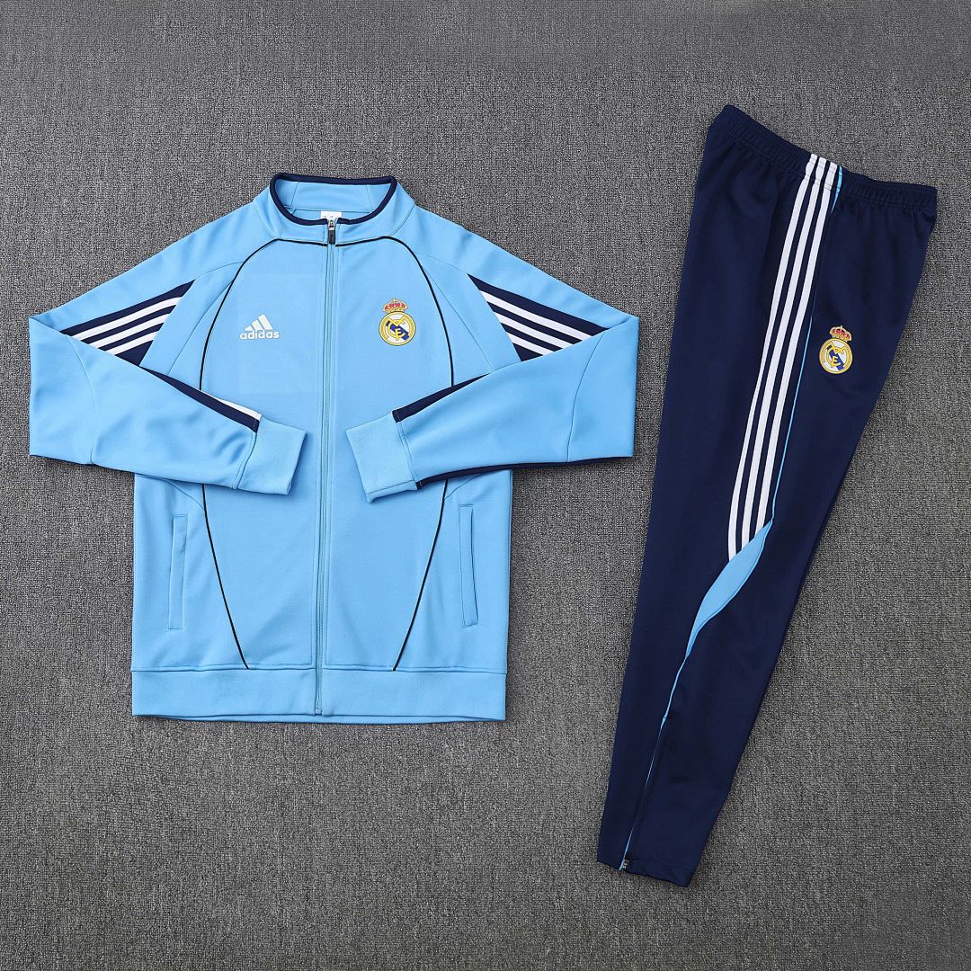 05-06 Retro Real Madrid Training Kits Tracksuits Jacket Cheap Football Jersey Wholesale Yupoo 7