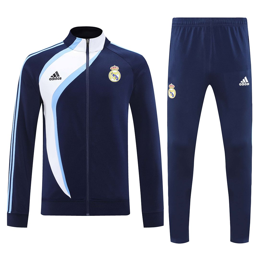 25-26 Retro Real Madrid Training Kits Tracksuits Jacket Cheap Football Jersey Wholesale Yupoo 5