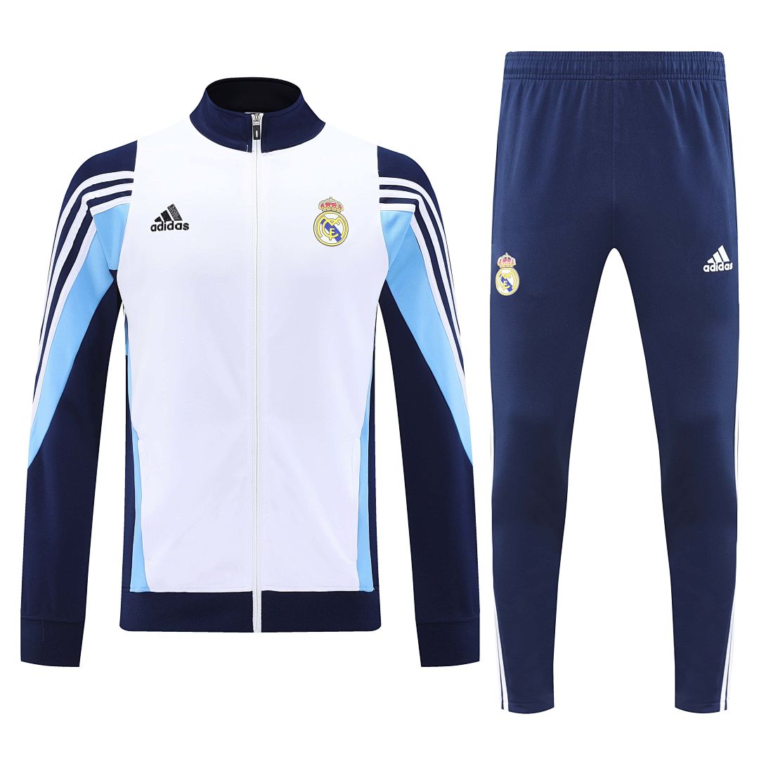 04-05 Retro Real Madrid Training Kits Tracksuits Jacket Cheap Football Jersey Wholesale Yupoo 6