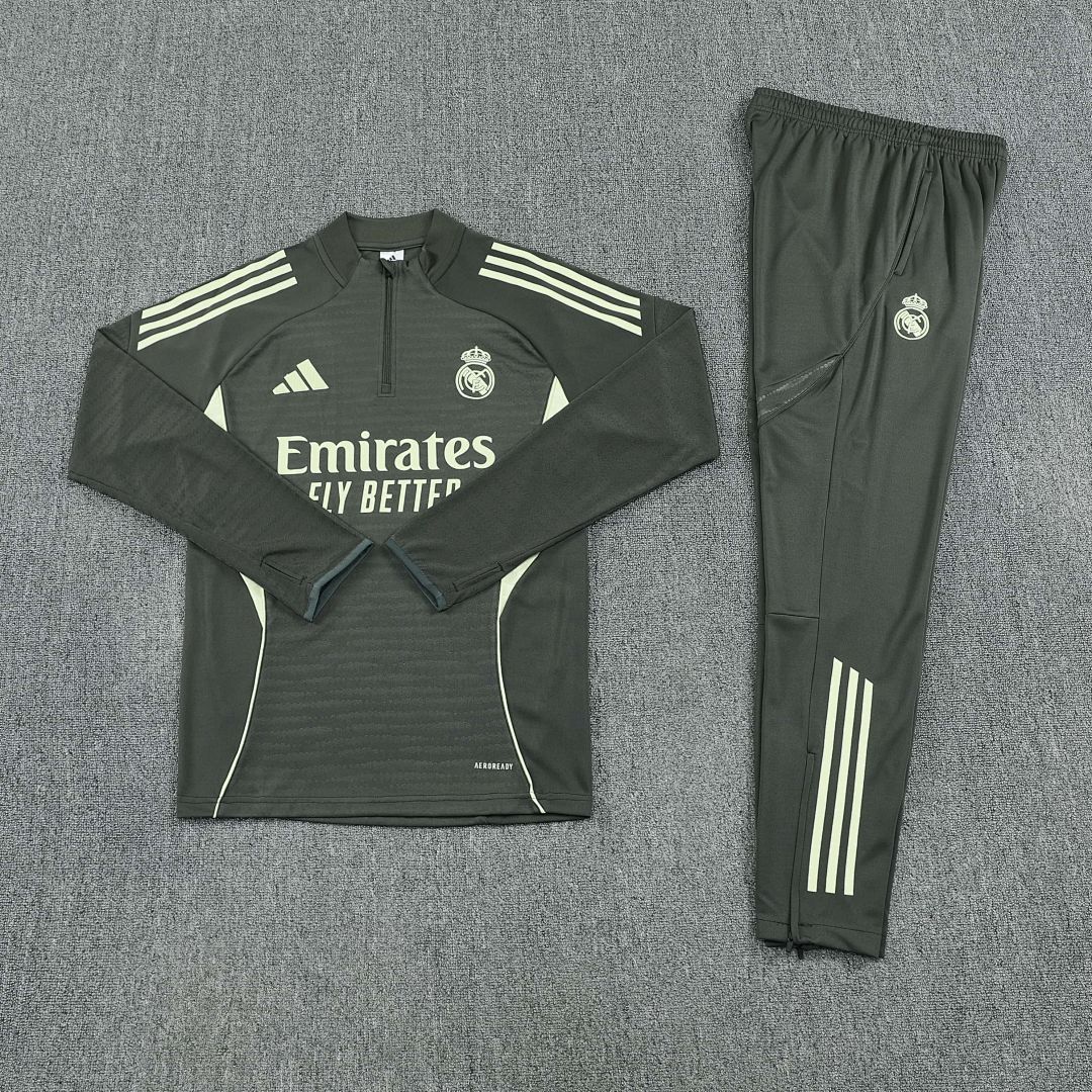 25-26 Players Real Madrid Training Kits Tracksuits Sweatshirt Cheap Jersey Wholesale Yupoo 4