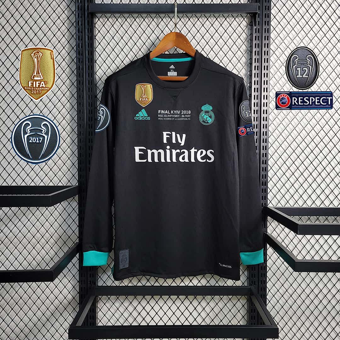 17-18 Real Madrid away long sleeve
