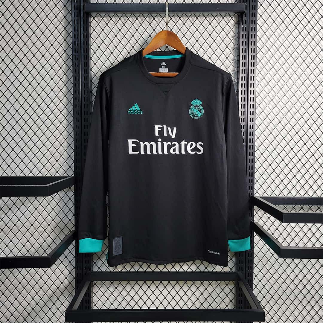17-18 Real Madrid away long sleeve 12