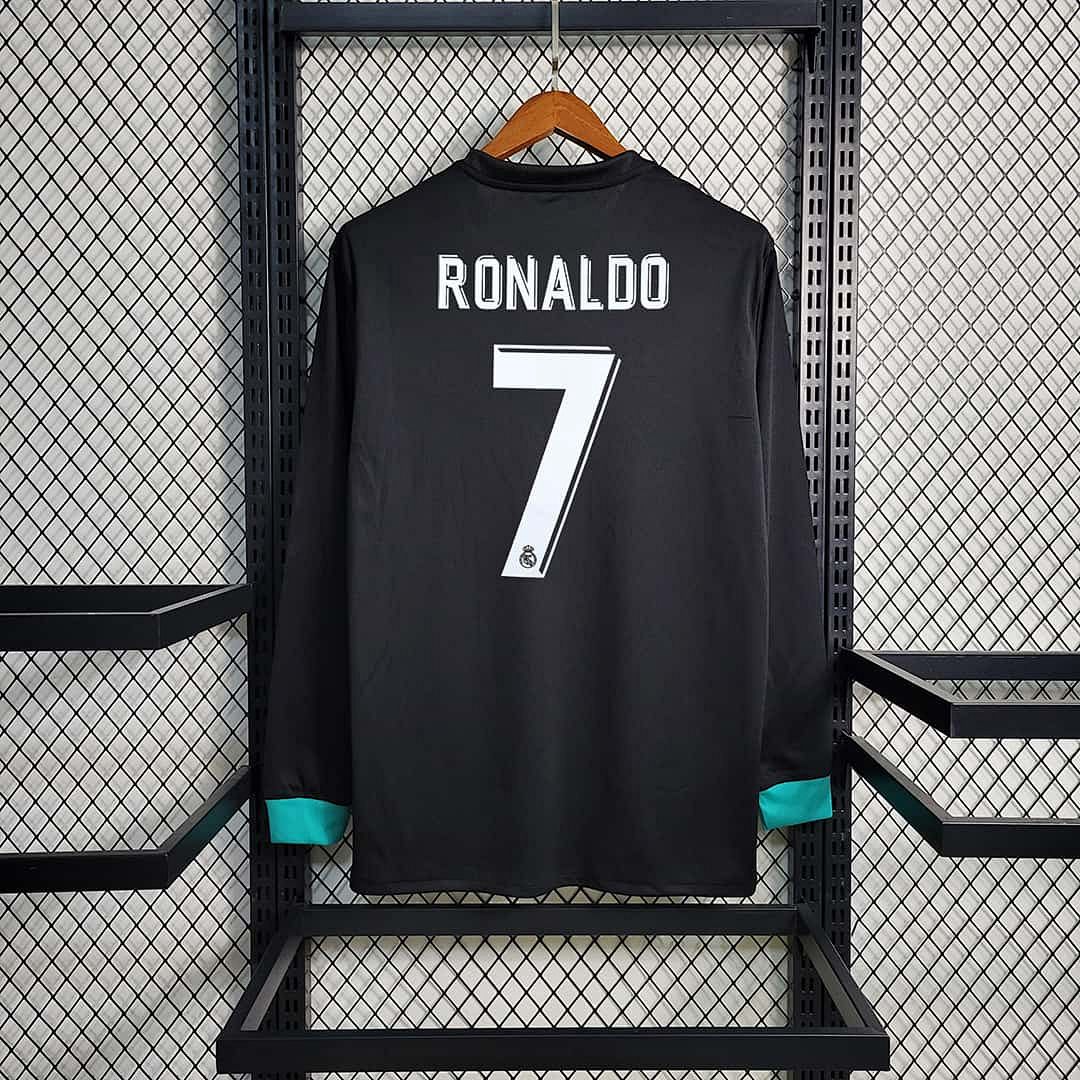 17-18 Real Madrid away long sleeve 6
