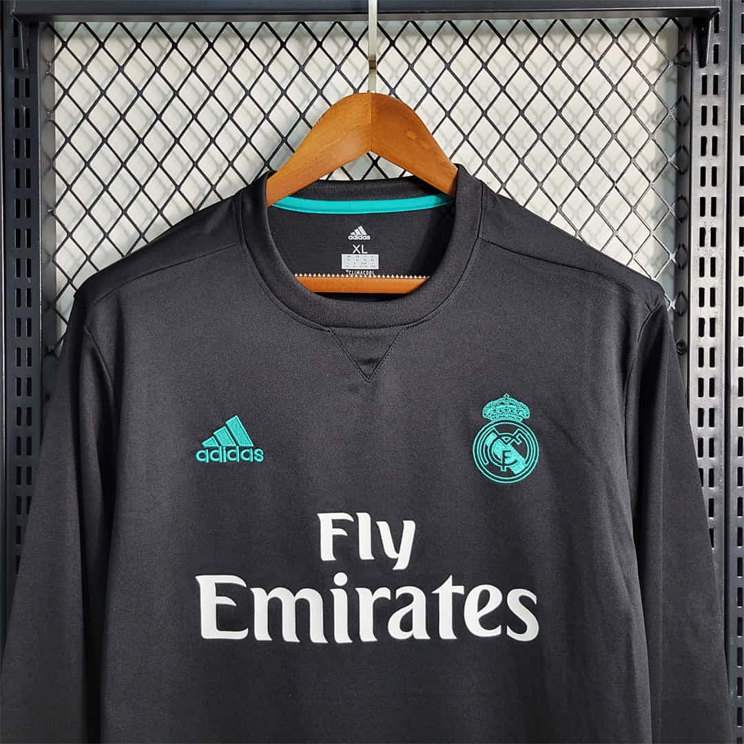 17-18 Real Madrid away long sleeve 7