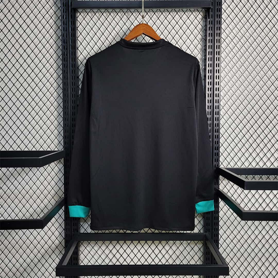 17-18 Real Madrid away long sleeve 8