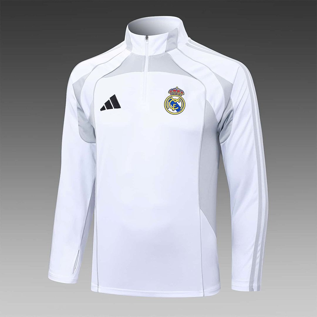 25-26 Real Madrid Training Kits Tracksuits Sweatshirt Cheap Jersey Wholesale Yupoo 37