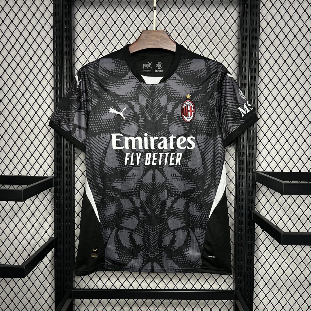 AC Milan 2024_25 Goalkeeper Jersey Black S-XXL