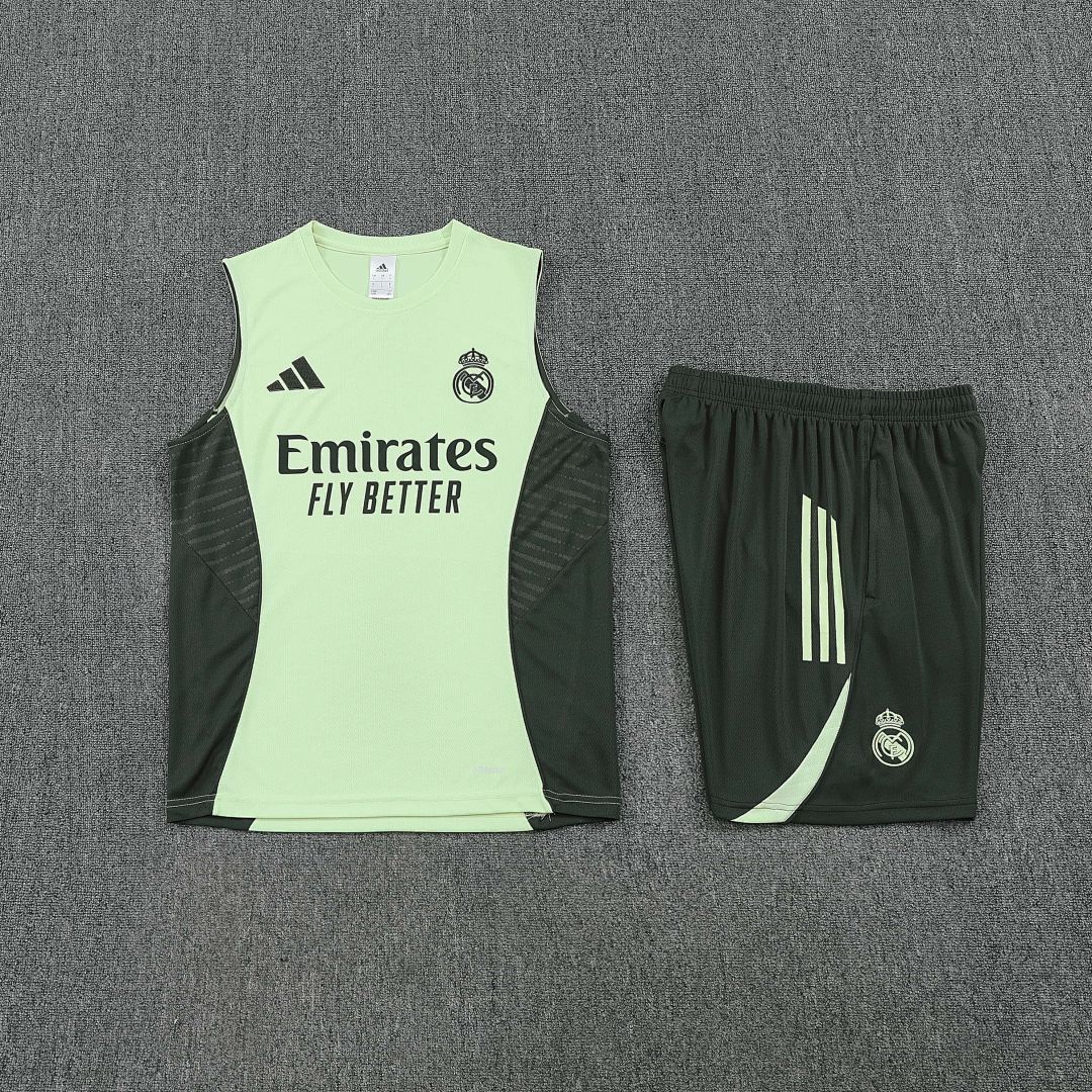 25-26 Real Madrid Sleeveless Training Kits Football Tracksuits Cheap Football Jersey Wholesale Yupoo 4