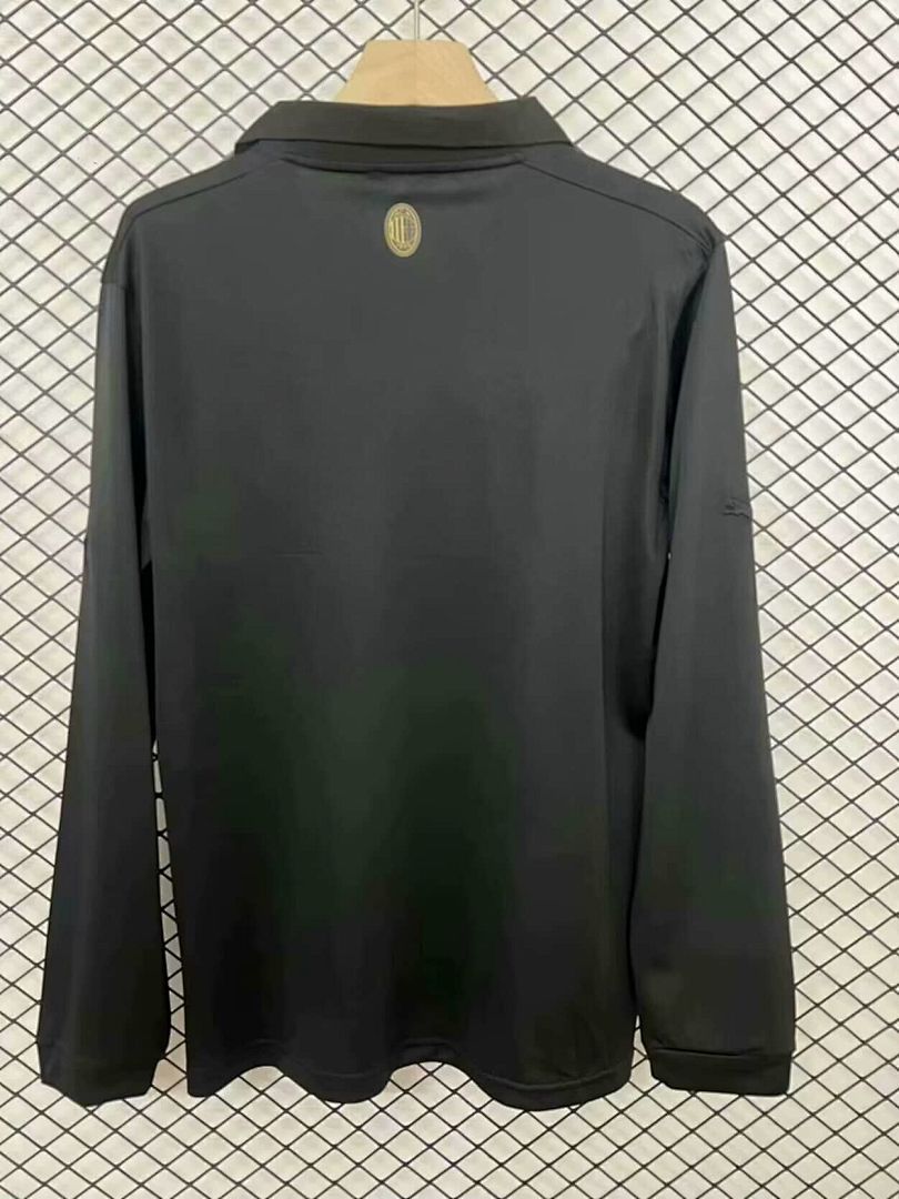 Long Sleeve 24_25 AC Milan 125th Anniversary Black SIZE S-XXL 3