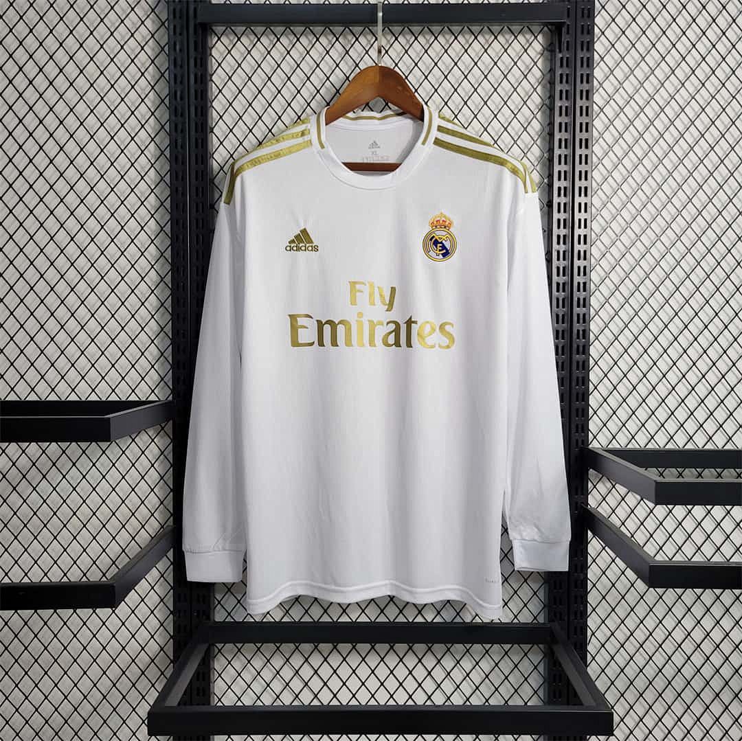 19-20 Real Madrid home white long sleeve