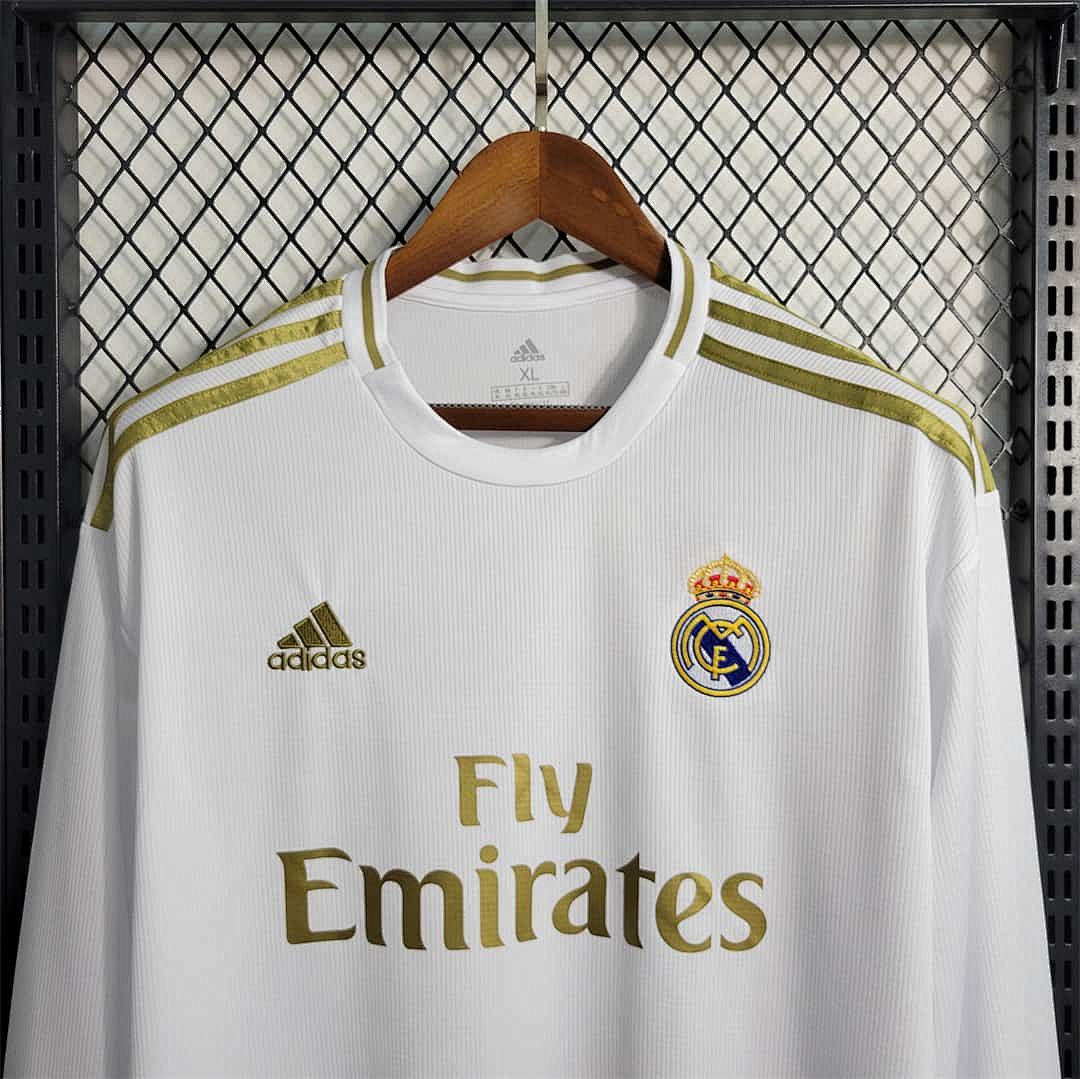 19-20 Real Madrid home white long sleeve 7