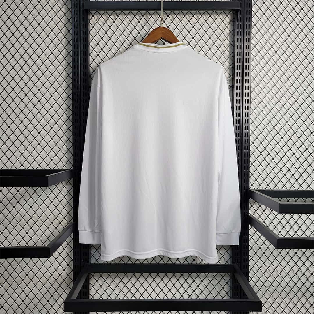 19-20 Real Madrid home white long sleeve 8