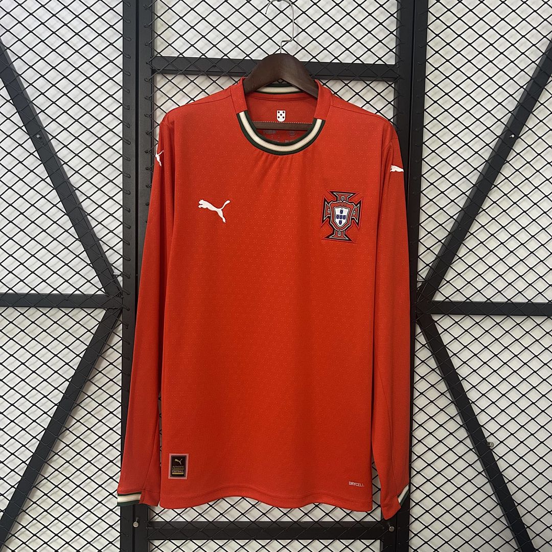 2025 Long sleeve Portugal Home S-XXL