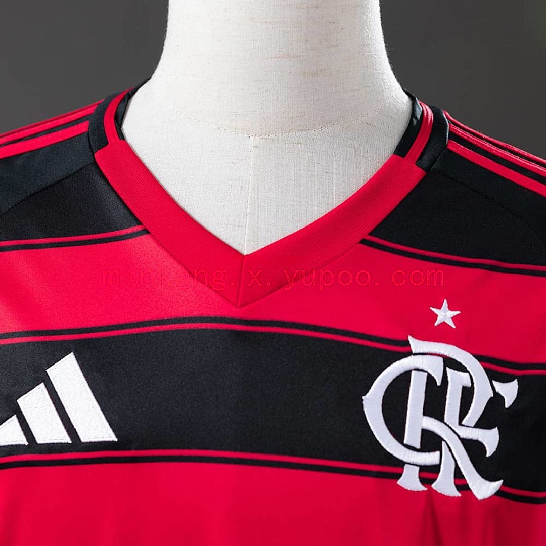 25_26 Long sleeve Flamengo Home S-4XL 6