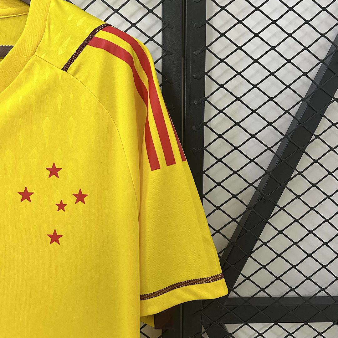 24_25 Cruzeiro Limited Edition Goalkeeper Yellow Jersey S-4XL 6