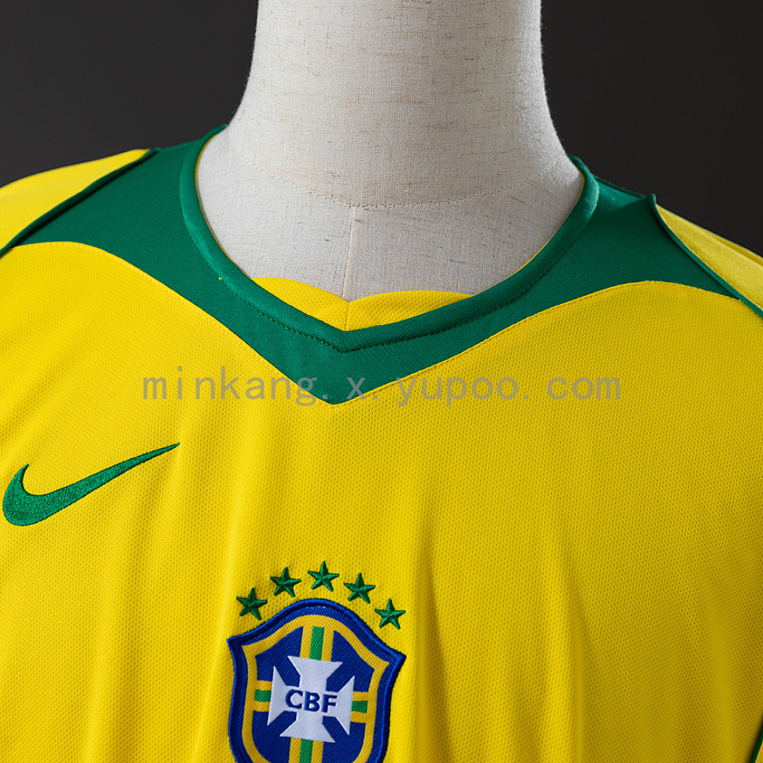 Retro 2004/06 Brazil homeS-XXL 4