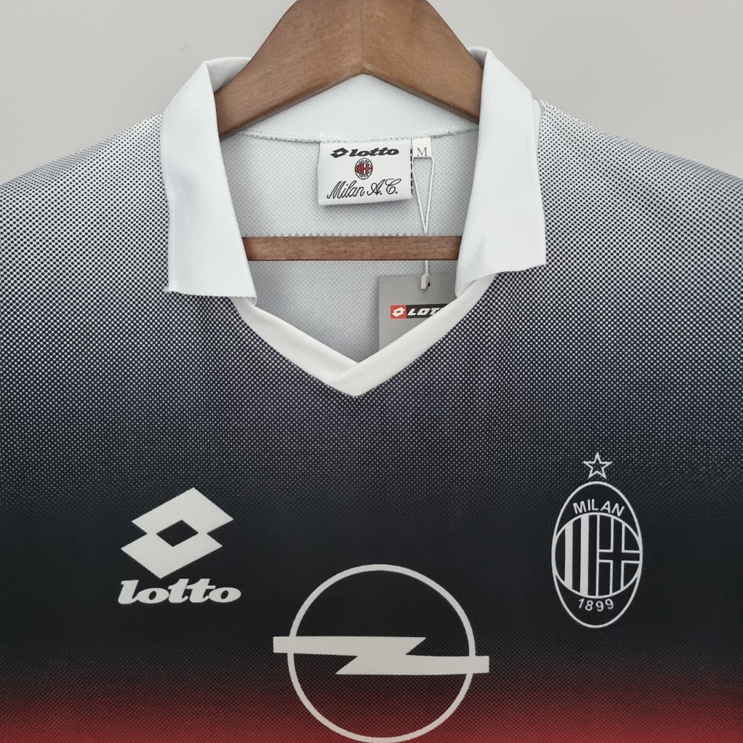 Retro AC Milan 95/96 Training Suit Black & White S-XXL 7