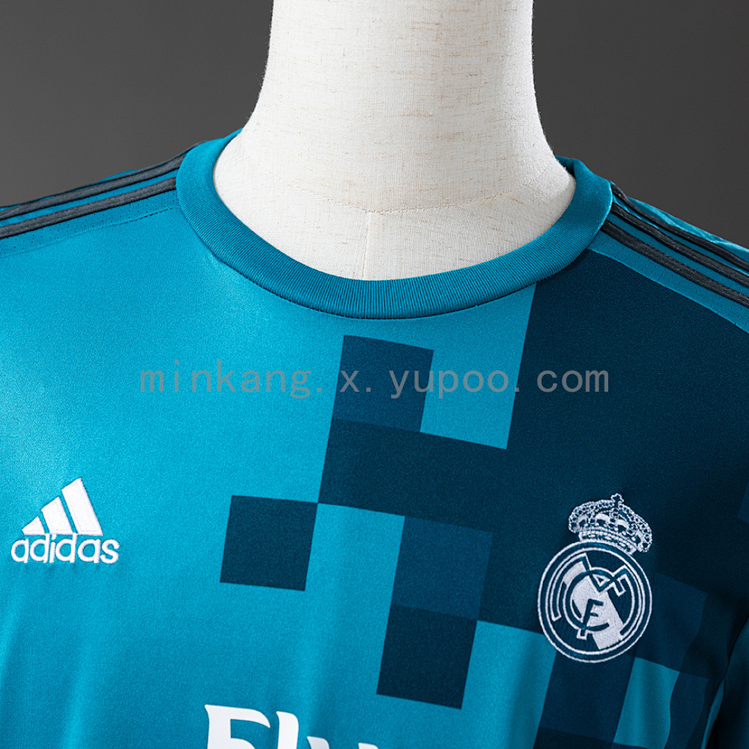 Retro Real Madrid 17/18 long sleeve third away S-XXL 5