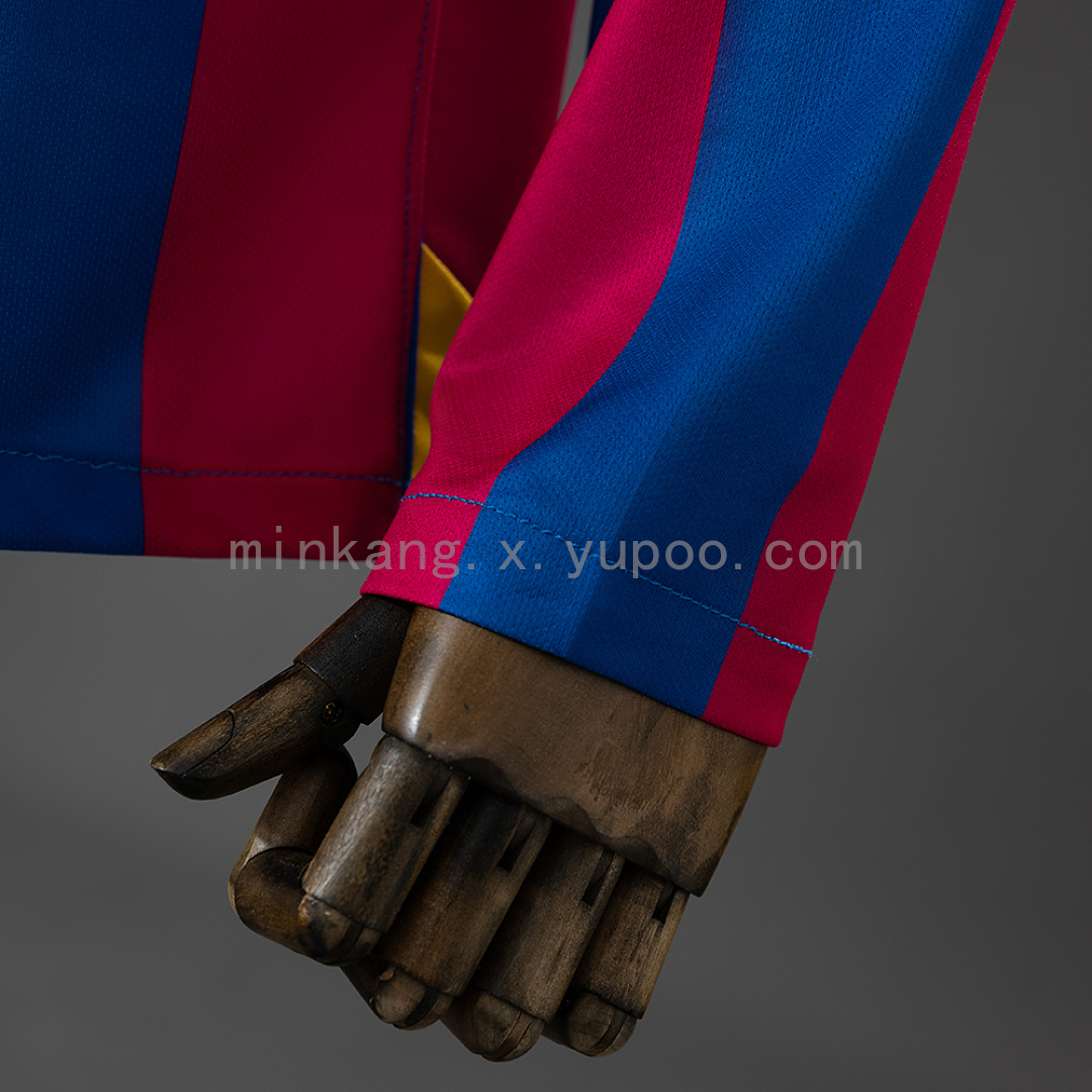 Retro barcelona 05/06 long sleeve home S-XXL 3