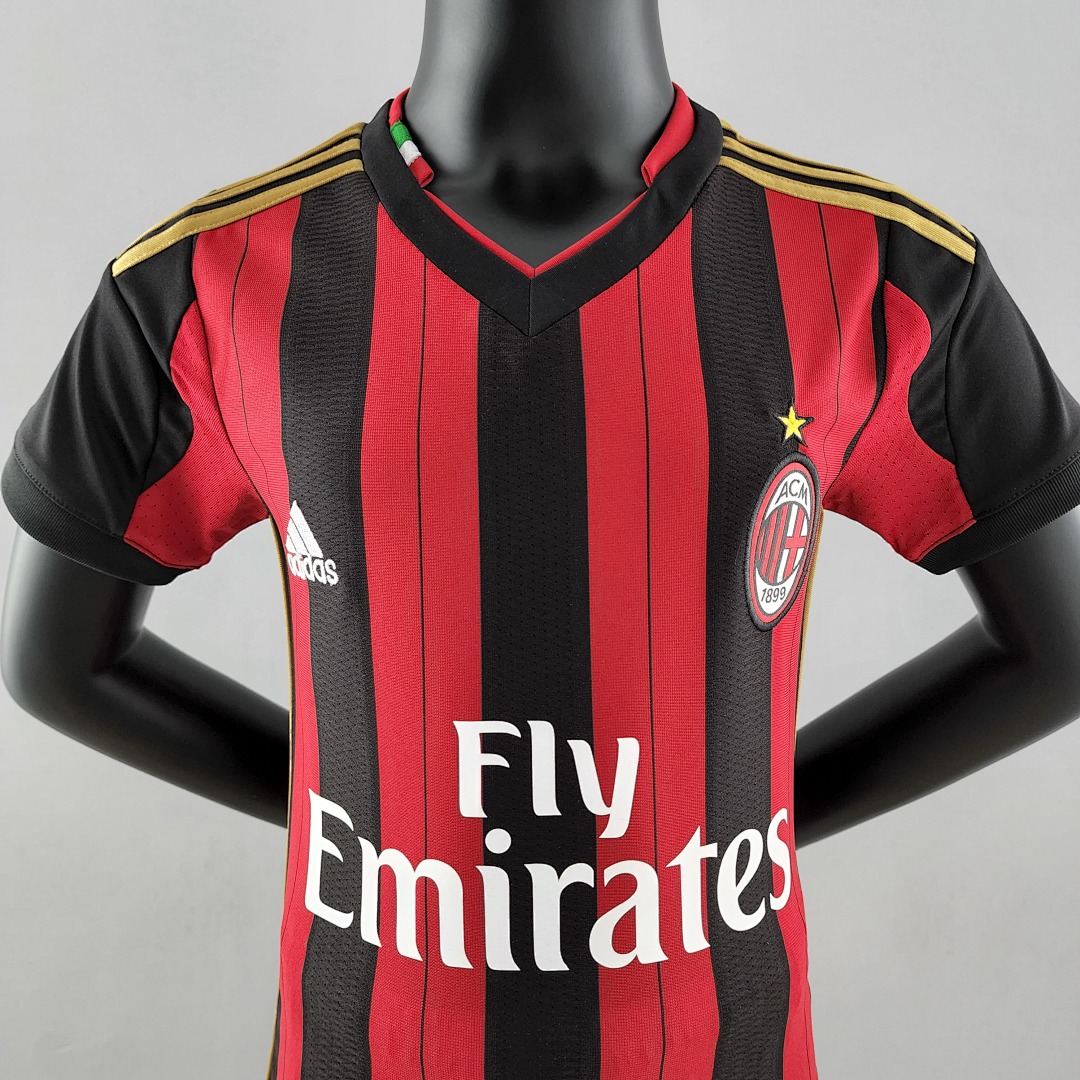 Retro AC Milan 13/14 kids home size：16-28 10